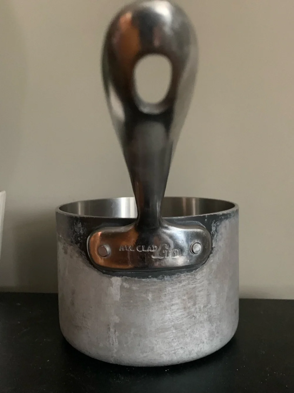 All-Clad 1.5 qt stainless steel sauce pan